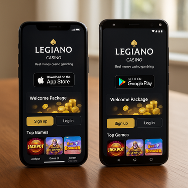 Legiano Casino - Browser Platform - No App Download