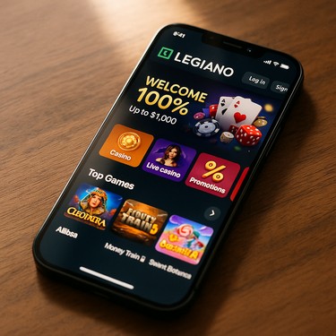 Legiano Casino - Mobile Platform - Responsive Gaming